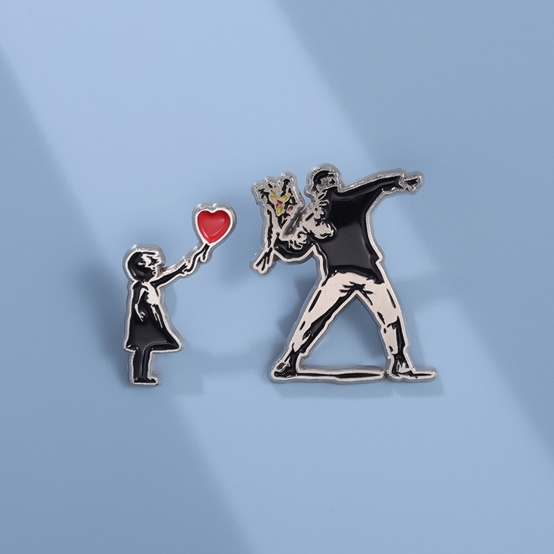 Sewing Label - 5 Styles Sculpture Enamel Pins Custom