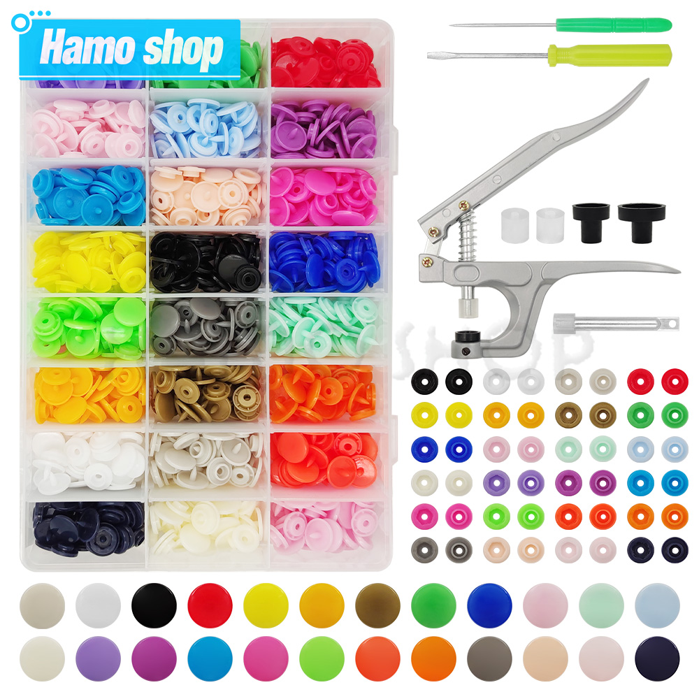 Textile Sewing Machines - Plastic Snaps Fastener Pliers Kit T5