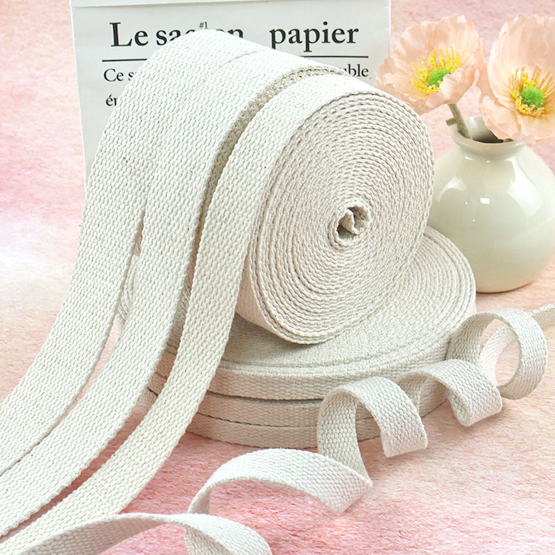 20Meters Beige Cotton Webbing  - đánh giá và giá Textile And Sewing Supply