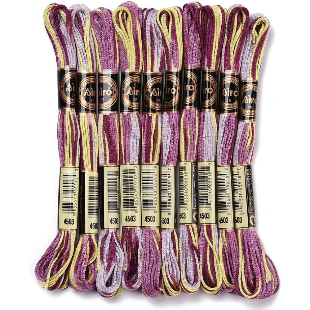 6 Strands Purple Variegated Em - đánh giá và giá Embroidery Floss Thread