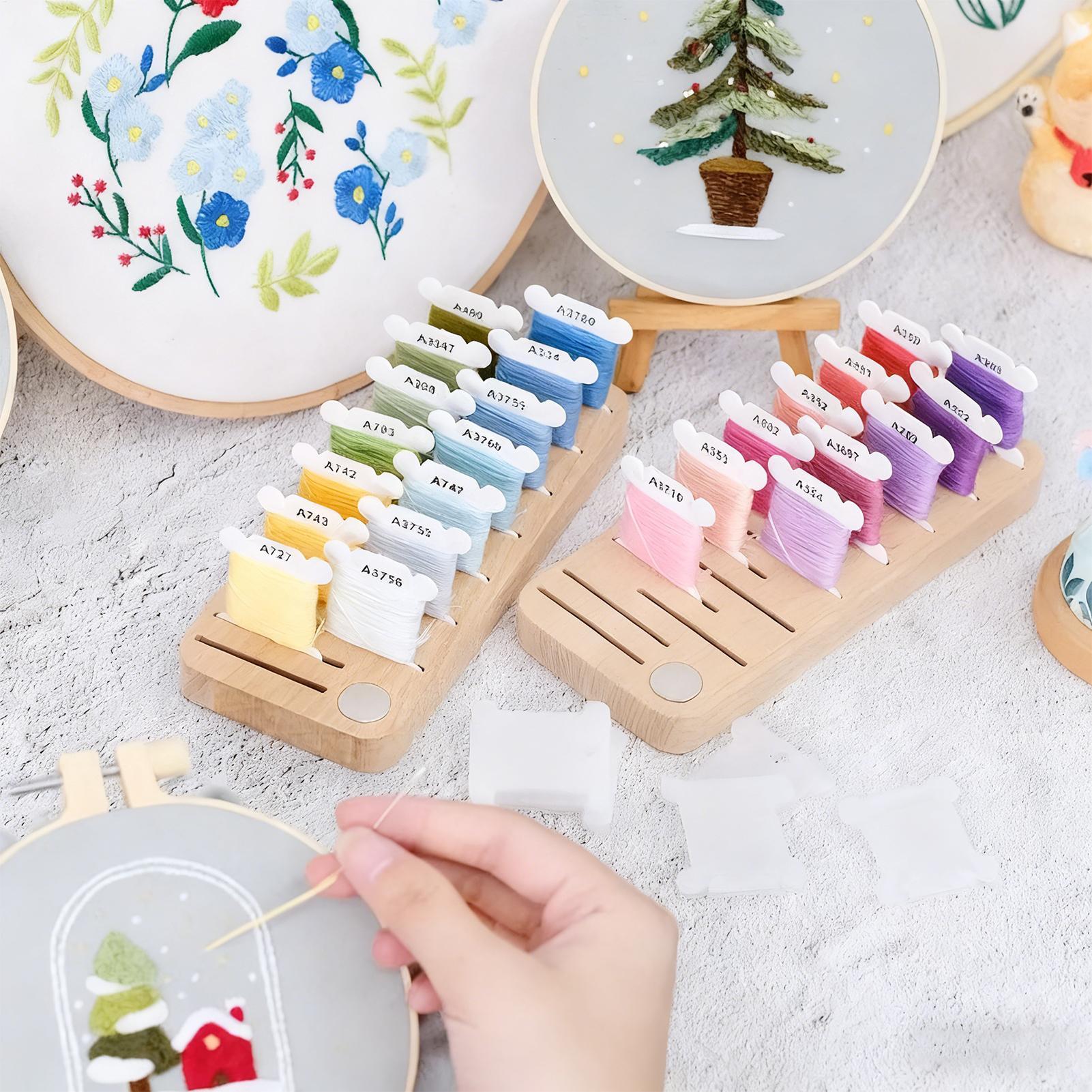 Embroidery Thread Organizer 15 - đánh giá và giá Embroidery Floss Thread