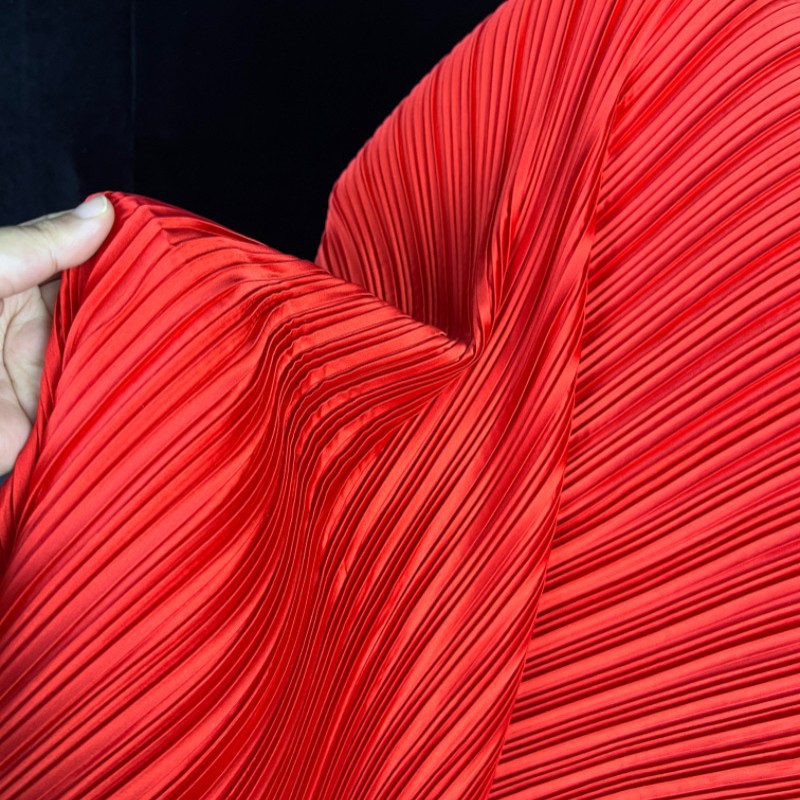 Stretch Imitation Silk Pleated - đánh giá và giá Sewing Garments