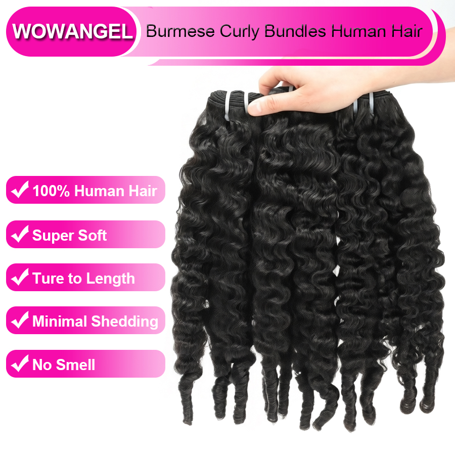 WOWANGEL Burmese Curly Bundles - đánh giá và giá Sewing Technology