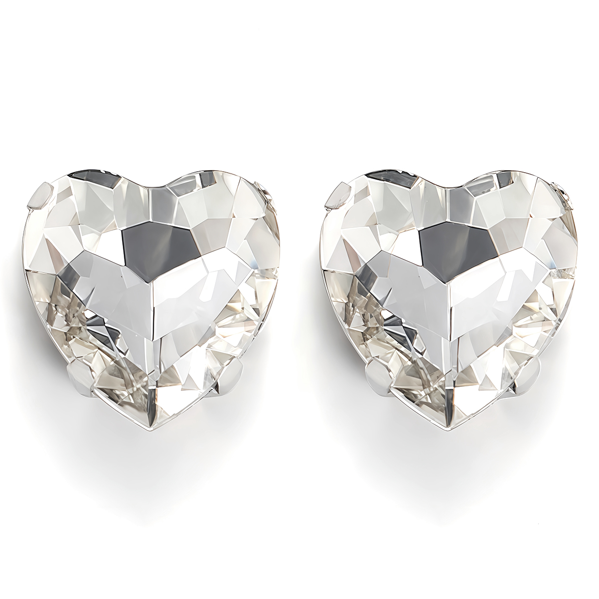 Heart Shape Glass Rhinestones  - đánh giá và giá Sewing Garments
