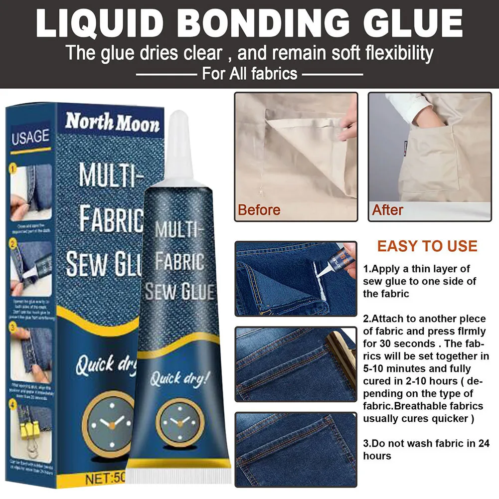50ml Fabric Glue Quick Dry Fab - đánh giá và giá Sewing Technology