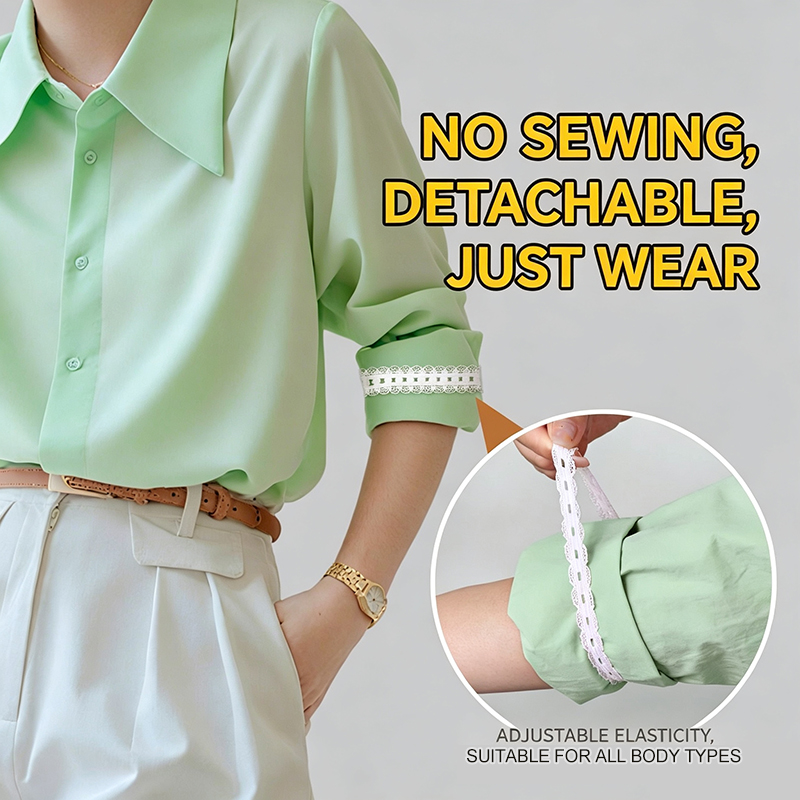 2/4Pcs Adjustable Lace Sleeve  - đánh giá và giá Sewing Roll