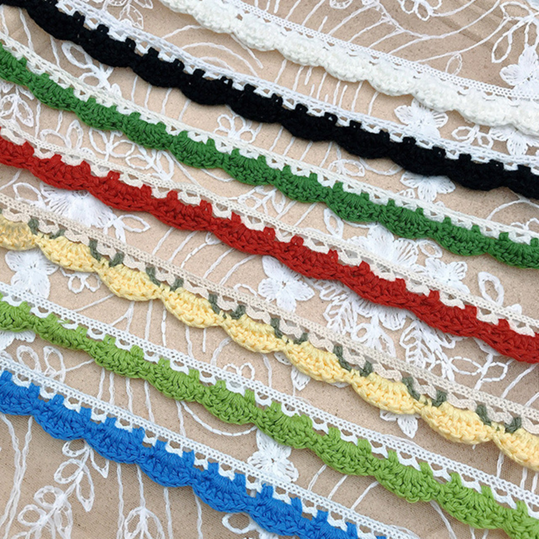 3yard Colorful Cotton Lace Gar - đánh giá và giá Sewing Technology