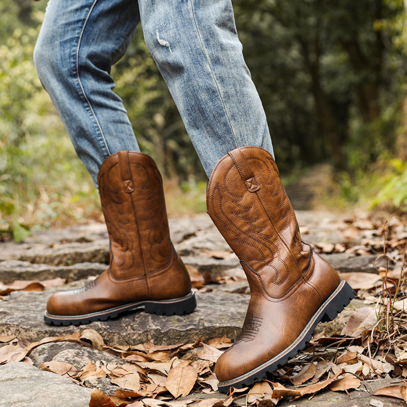Men's Boots Classic Handmade E - đánh giá và giá Sewing Embroidery Fabric