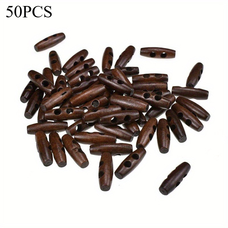 50pcs Recycled Wood Horn Toggl - đánh giá và giá Sewing Recycle