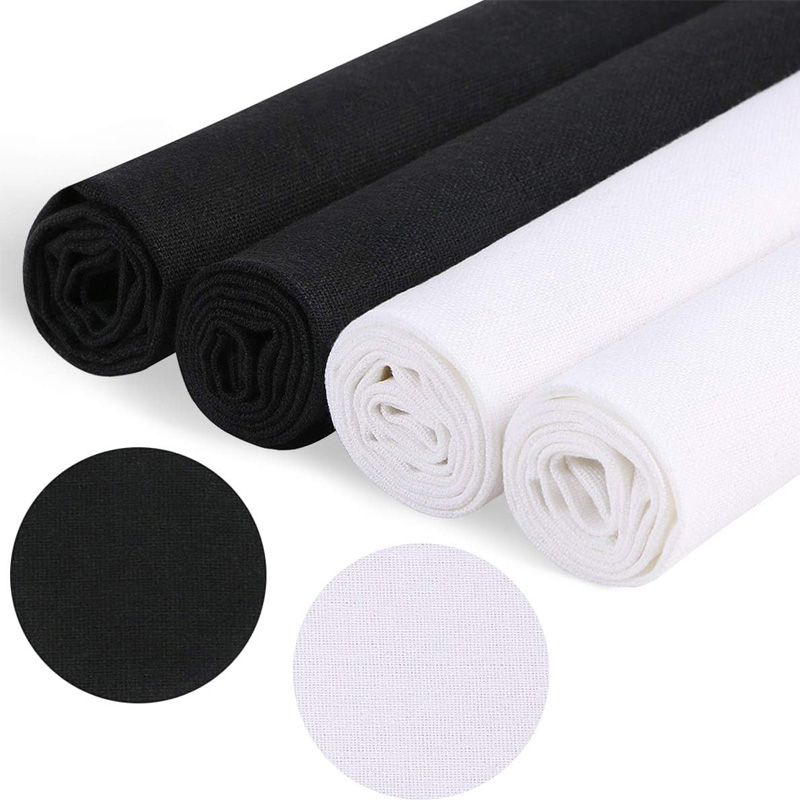 4 Pieces of Linen Fabric, Soli - đánh giá và giá Sewing Embroidery Fabric