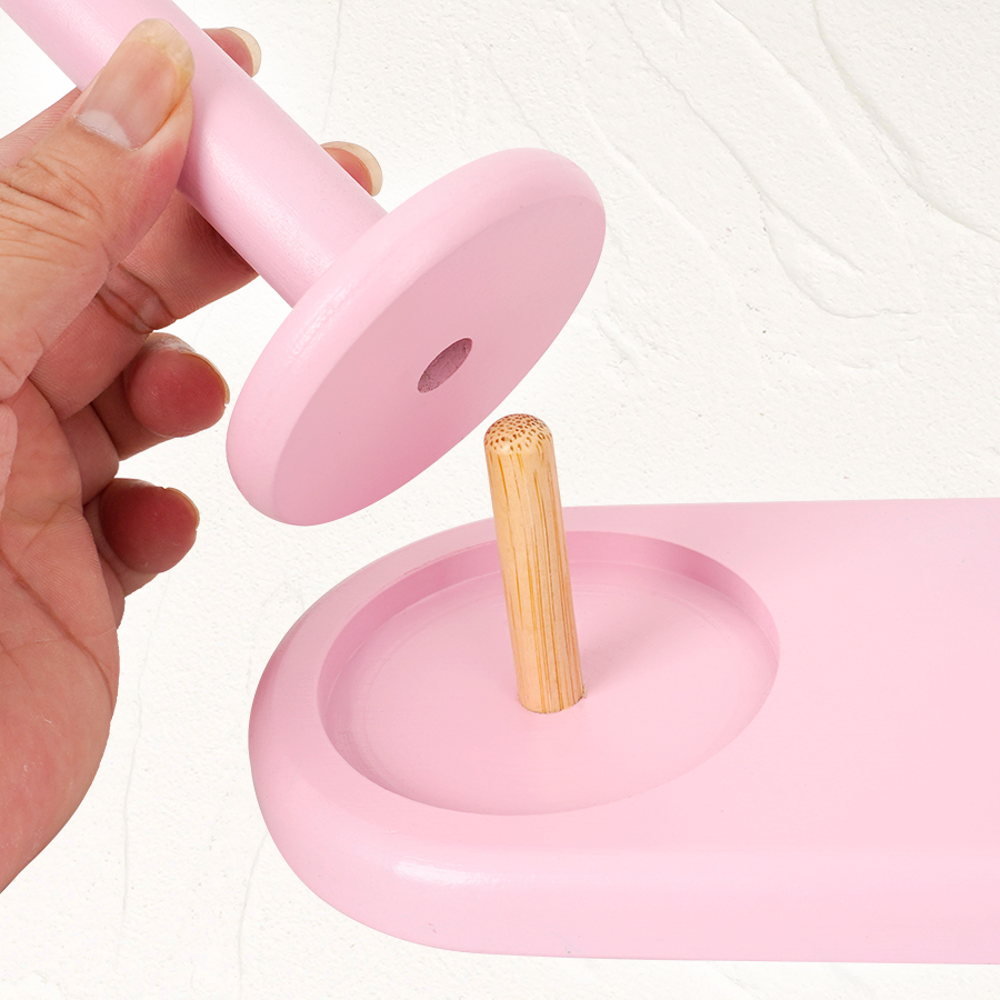 1pc Double-Axis Wooden Yarn Ho - đánh giá và giá Sewing Production