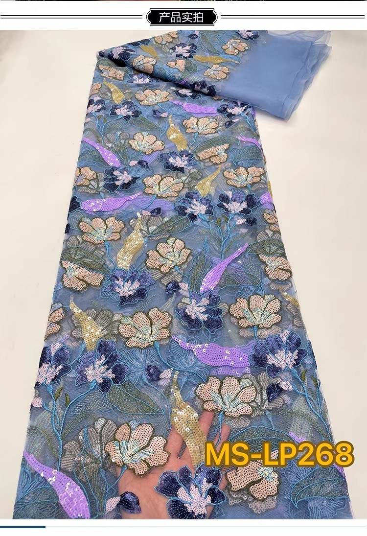 1yard Luxury Double color bead - đánh giá và giá Sewing Embroidery Fabric