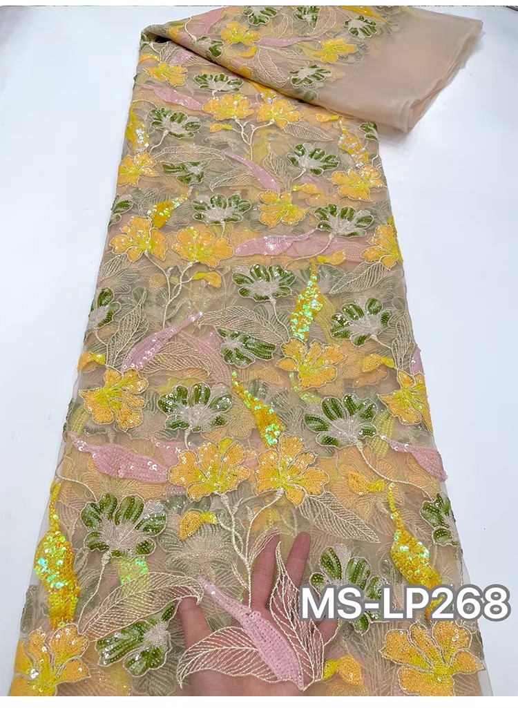 1yard Luxury Double color bead - đánh giá và giá Sewing Embroidery Fabric