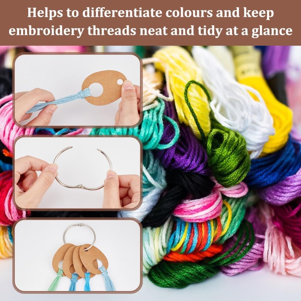 100Pcs Teardrop Floss Thread D - đánh giá và giá Embroidery Floss Thread