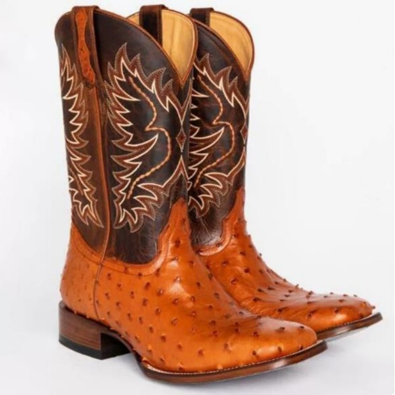 Men High Boots Embroidery Retr - đánh giá và giá Sewing Embroidery Fabric