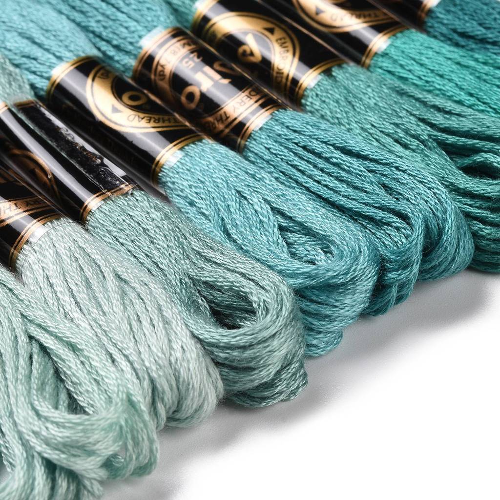 1Set 8 Skeins 0.5mm 6-Ply Poly - đánh giá và giá Embroidery Floss Thread