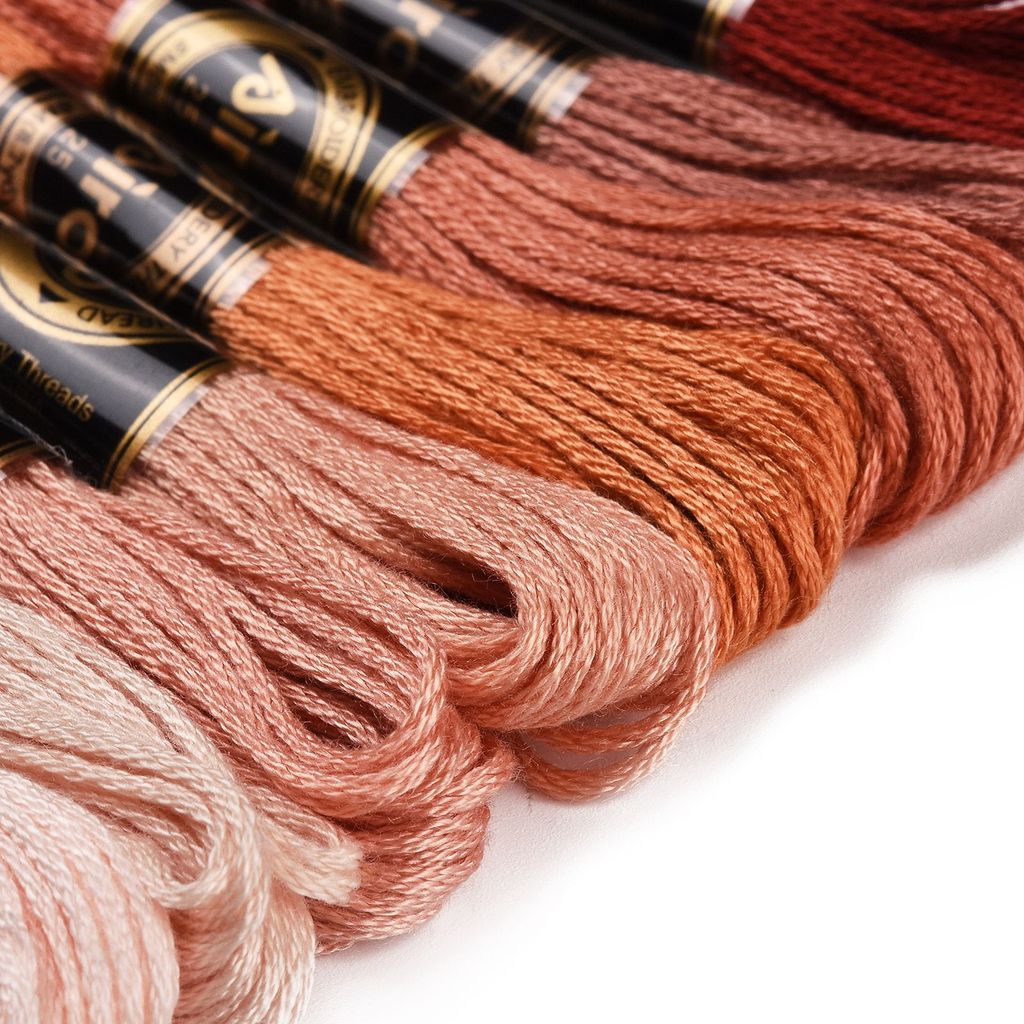 1Set 8 Skeins 0.5mm 6-Ply Poly - đánh giá và giá Embroidery Floss Thread