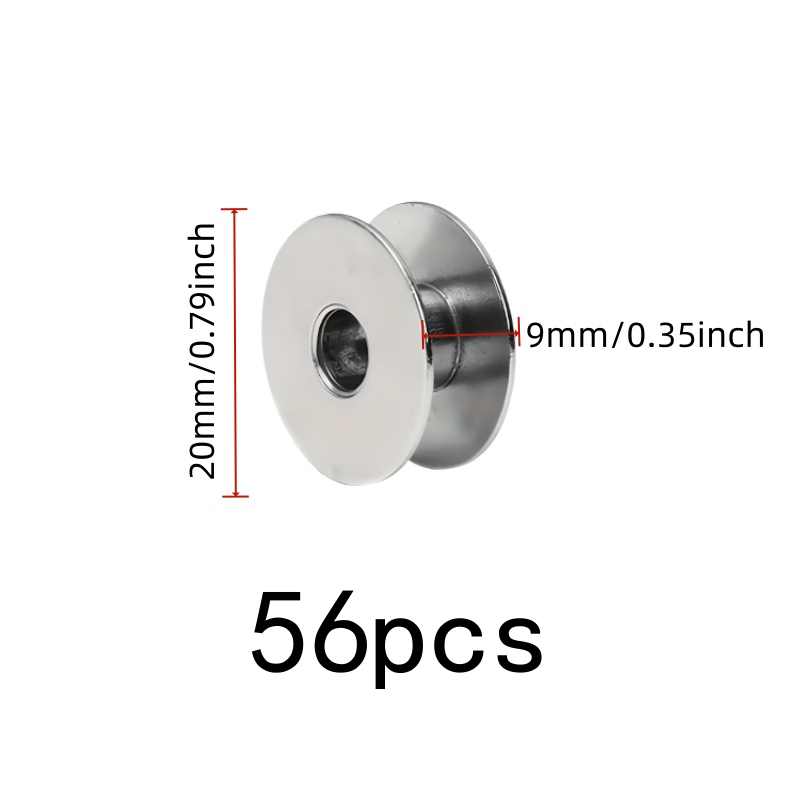 56 pcs Metal Thread Bobbins, S - đánh giá và giá Sewing Thread Production
